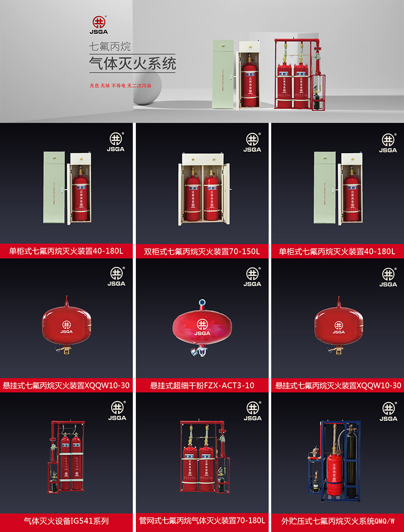 管網式七氟丙烷滅火系統的幾大特征